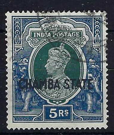 Image of Indian Convention States ~ Chamba 96 FU